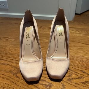 Jerome C Rousseau Pale Pink Satin Pumps Heels Size 37